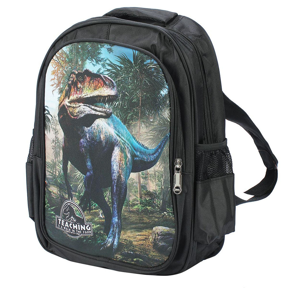 Рюкзак школьный для мальчиков 30*13*39см, эргономичная спинка 2 отделения, боковые карманы