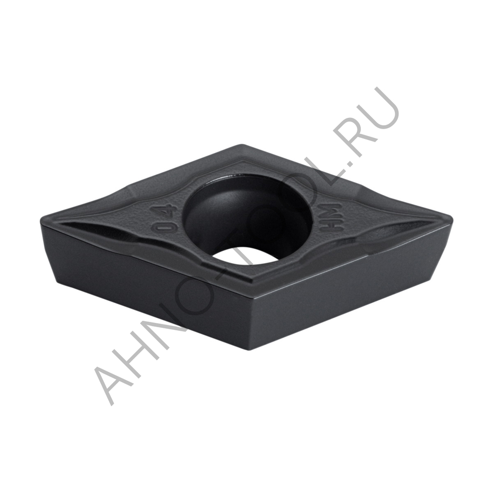 Пластина твердосплавная ISO DCMT11T304-PSA ACP10B AHNO по стали, чистовая