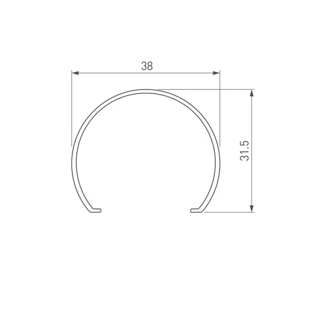 Экран ARH-POWER-W154-2000 OPAL (Arlight, Пластик) 036344