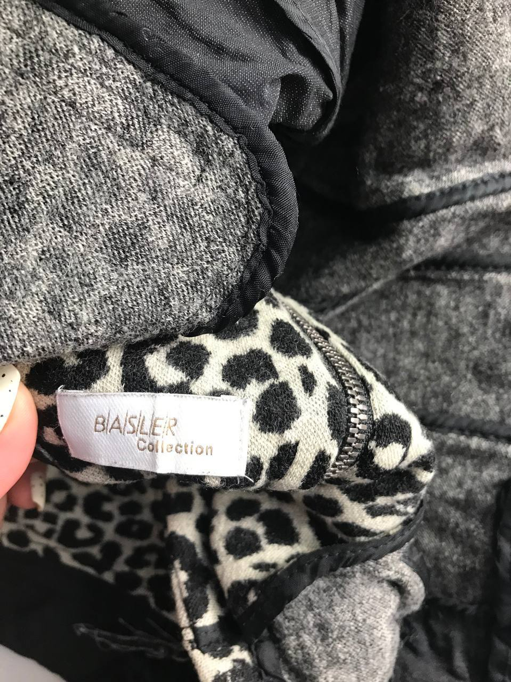 Жакет Basler на молнии из шерсти, маркировка 38, визуально на 44 размер