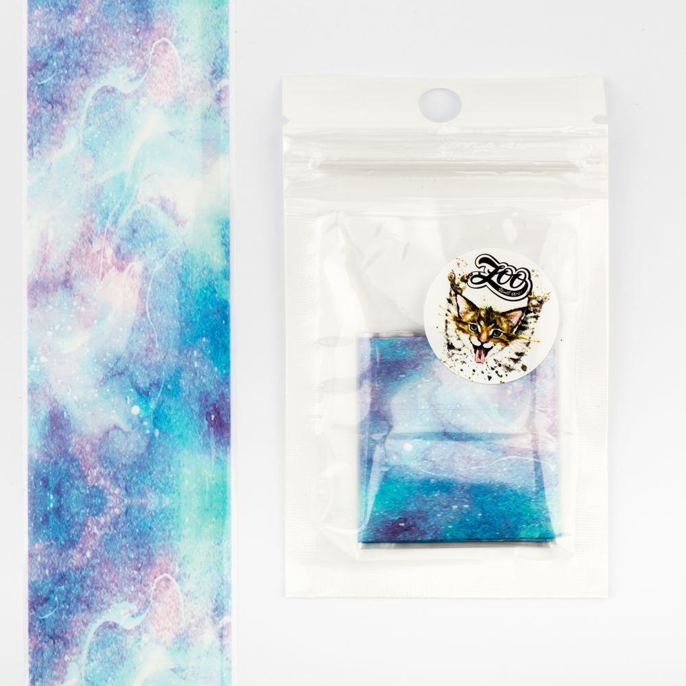 Zoo Фольга для литья переводная Мрамор 1487, 4х50см