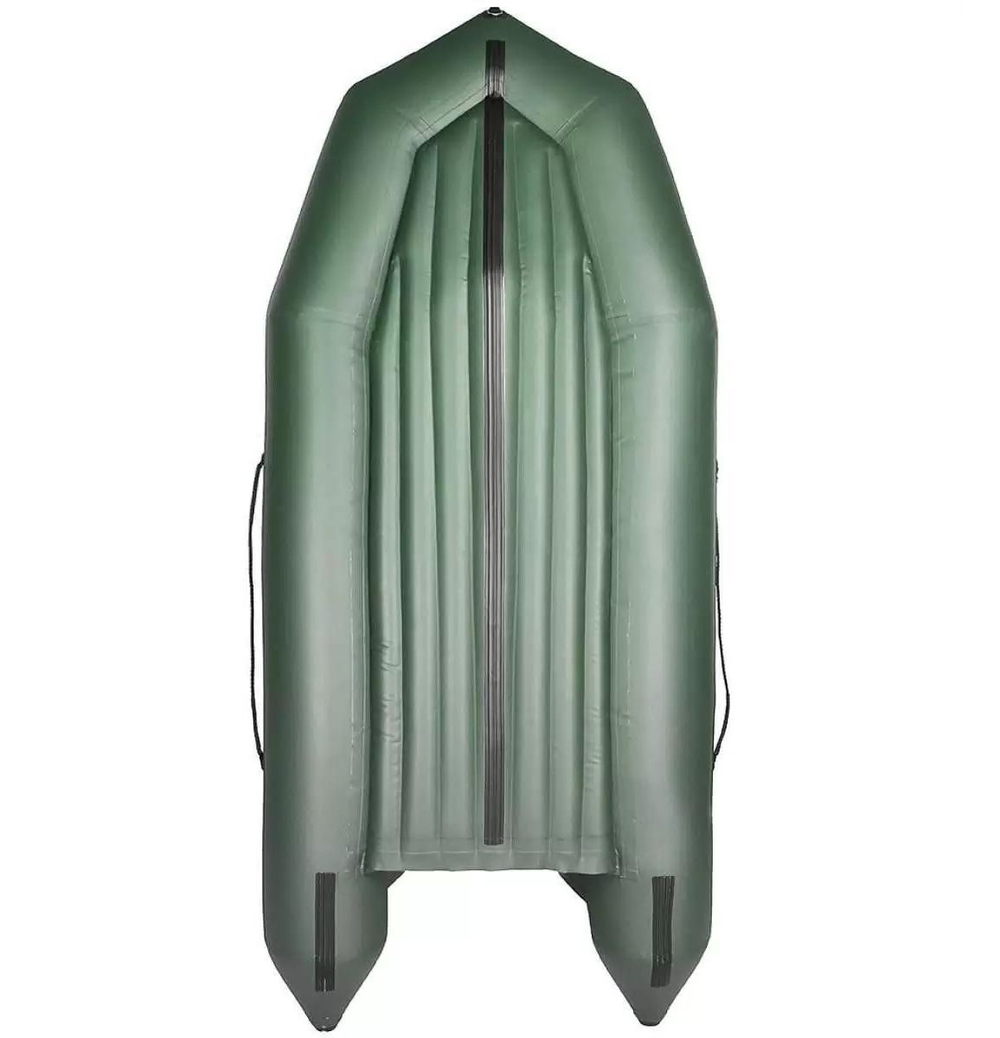 Лодка надувная для рыбалки Тонар Капитан 280Т серый