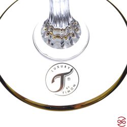 Набор бокалов для вина золото TIMON ADAGIO (6 шт)