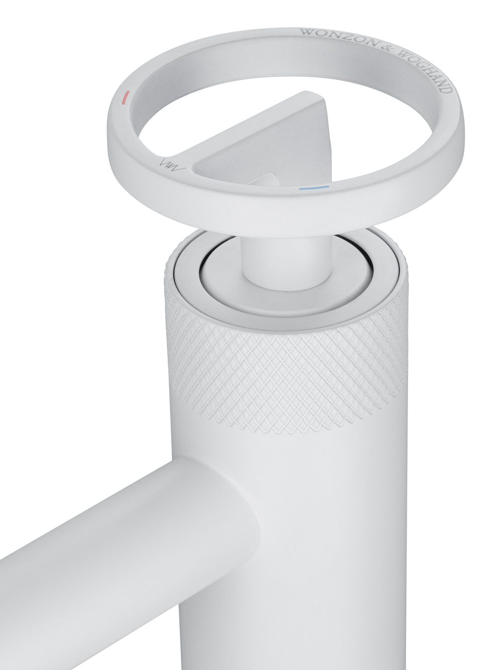 Смеситель для раковины WONZON & WOGHAND, Белый матовый (WW-H1065-MW)