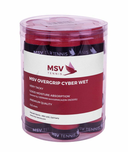 Теннисные намотки MSV Cyber Wet Overgrip red 24P