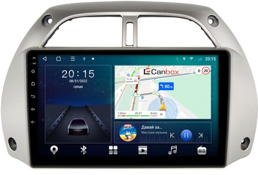 Магнитола для Toyota RAV4 2000-2003 - CanBox 9-262 Android 10, 8-ядер, SIM-слот