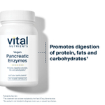 Vital Nutrients, веганские ферменты для поджелудочной железы, 90 веганских капсул