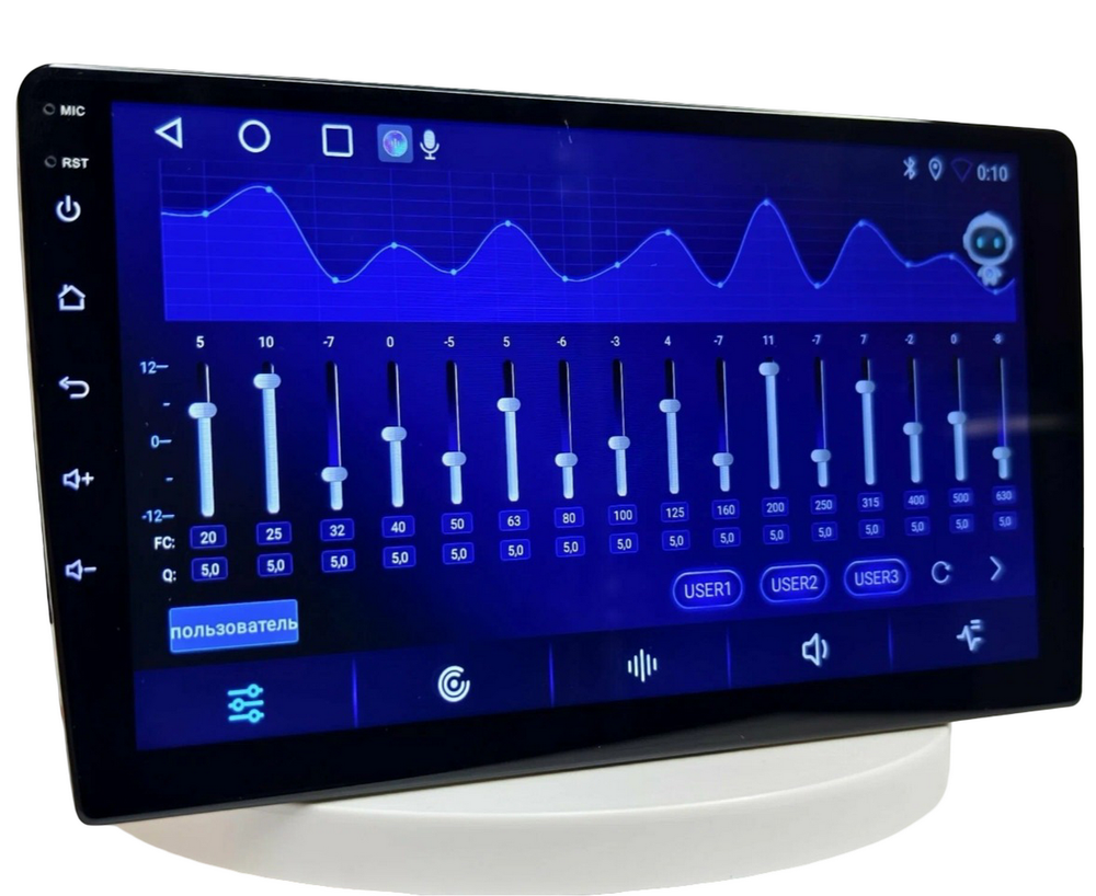 Автомагнитола 2DIN QLED DSP9" Android 4+64GB BOS-MINI A1PRO