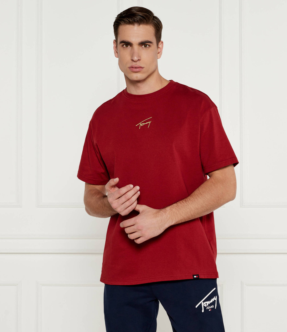 Футболка Tommy Jeans - бордовый(DM0DM19692)