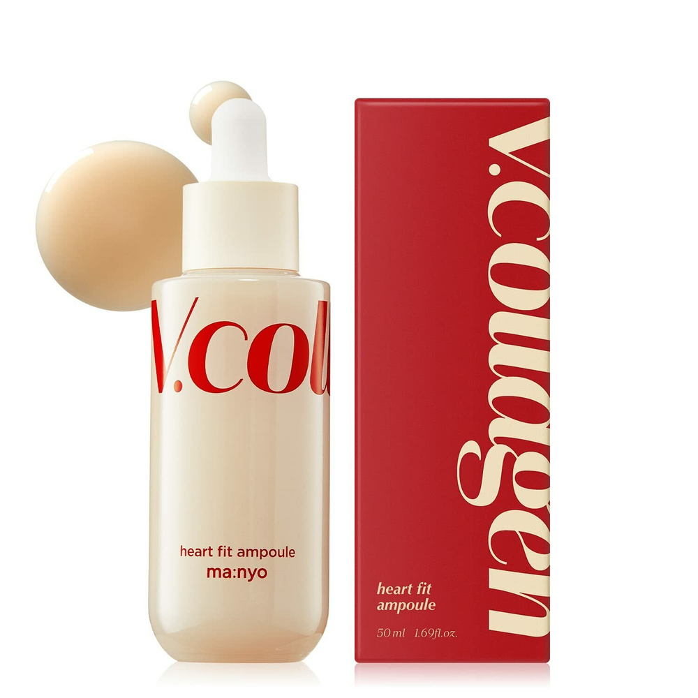 Укрепляющая ампула на основе растительного коллагена Manyo VCollagen Heart Fit Ampoule 50мл
