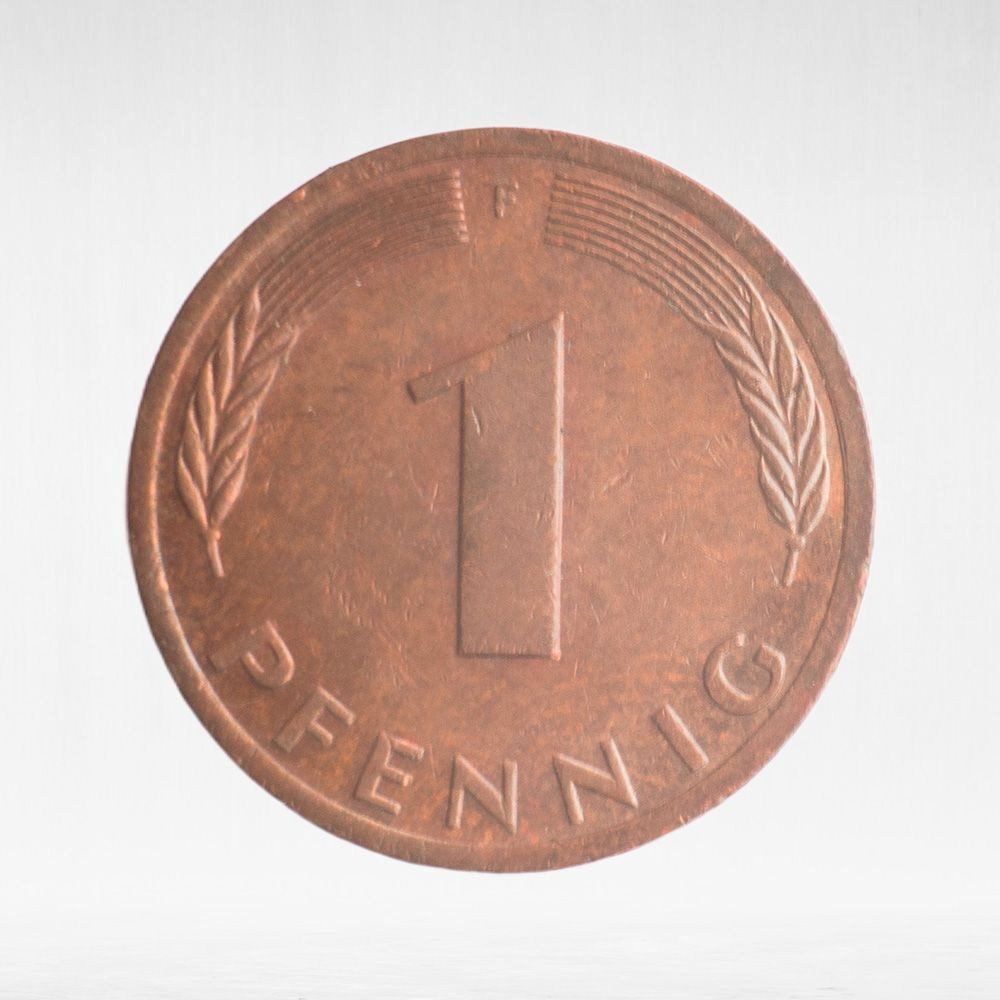 Germany, 1 Pfennig, 1979, (Stuttgart Mint - "F"), VF