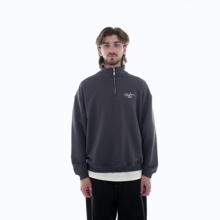 Cвитшот UNIFORM HALFZIP CLUB, графит