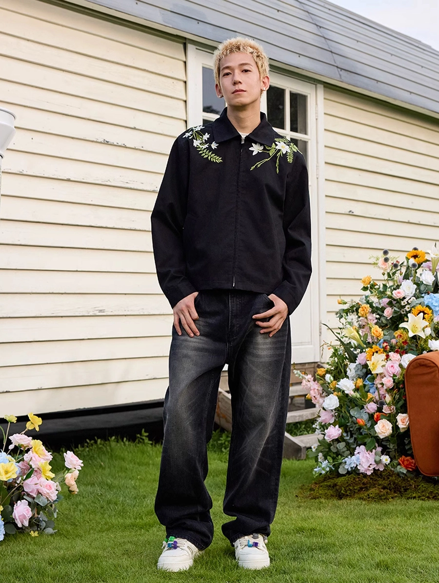Куртка HARSHandCRUEL "Flowers" Zip Jacket