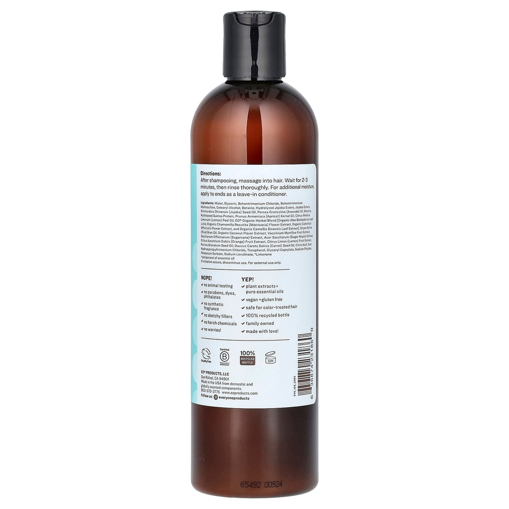 Everyone, Mighty Conditioner, для всех типов волос, с кокосом и лимоном, 355 мл (12 жидк. унц.)