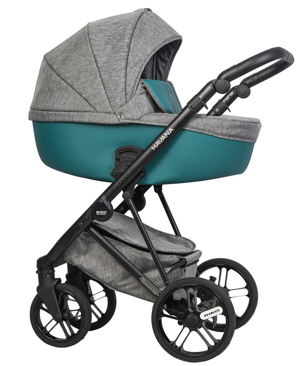 Детская коляска Riko Basic Havana 2 в 1 02 серо-зеленый
