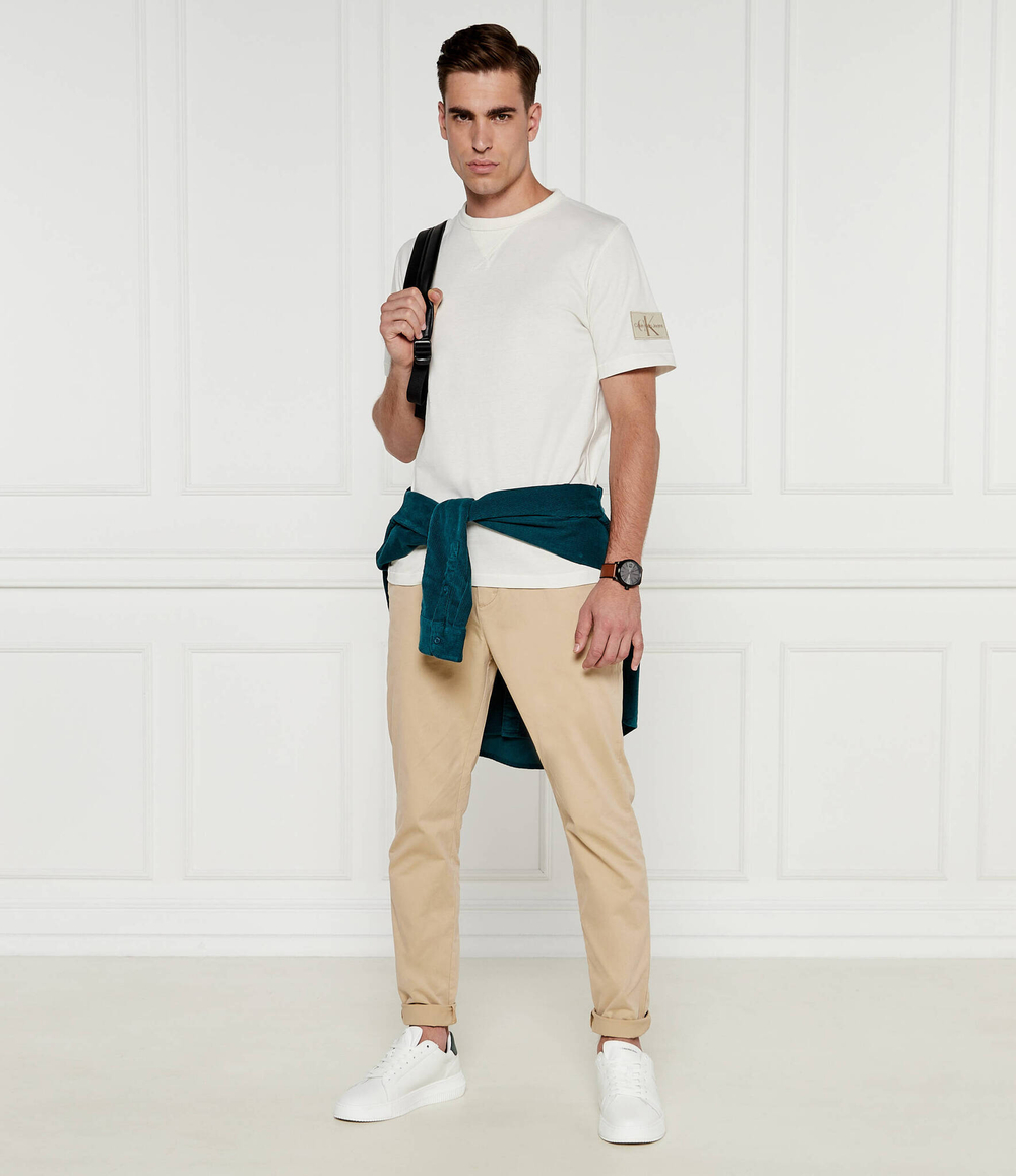 Футболка CALVIN KLEIN JEANS - экрю(J30J323484)