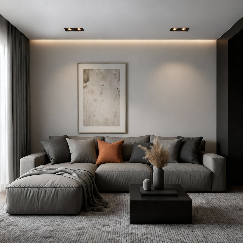 Светильник встраиваемый GU10 черный 15700/02