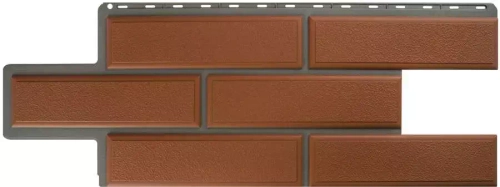 Фасадная панель Камень Венецианский Альта профиль, Терракотовый