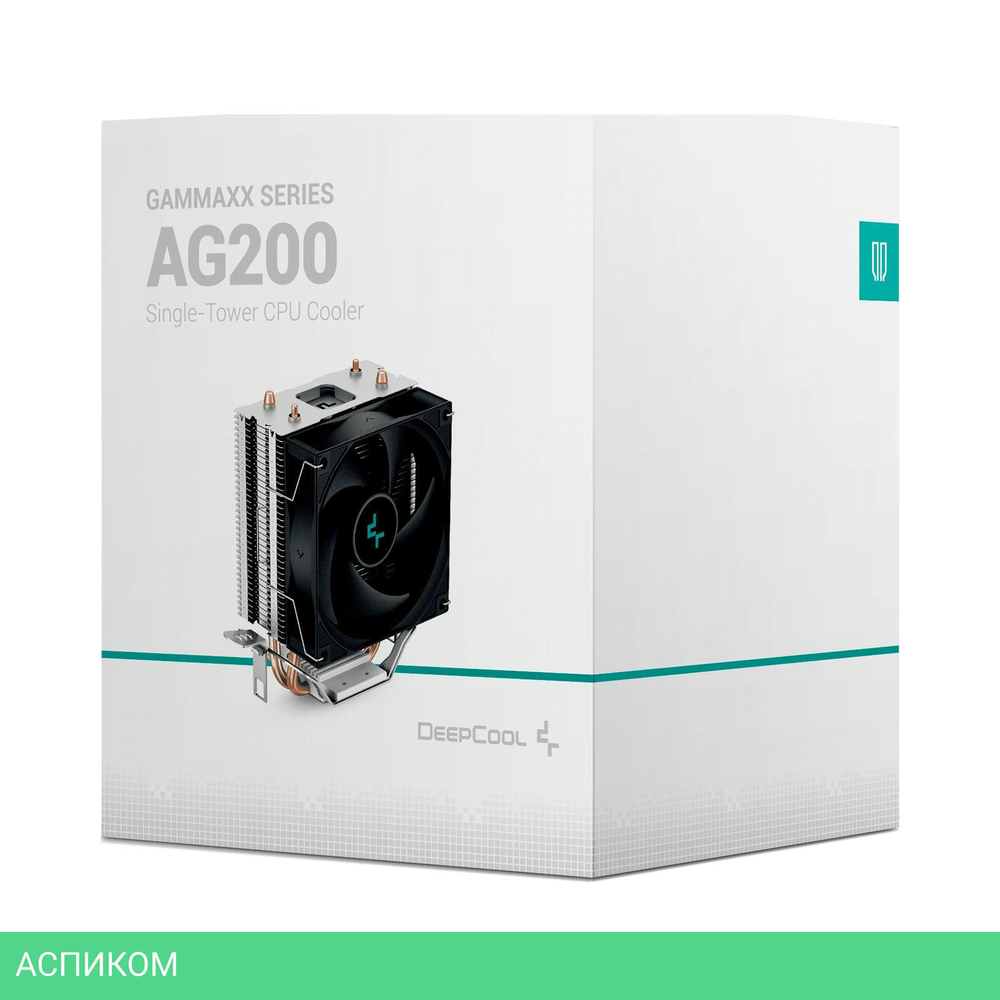 Кулер для процессора DeepCool AG200 (R-AG200-BKNNMN-G)