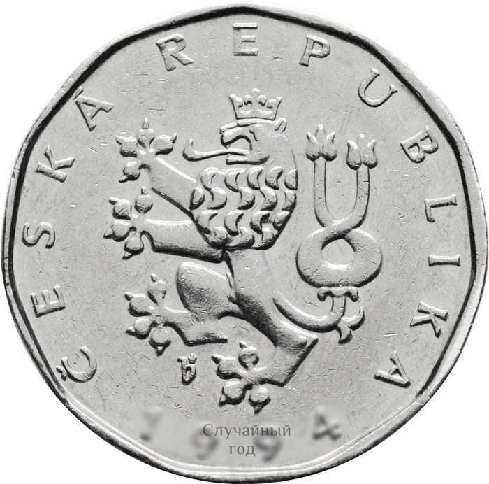 2 кроны 1993-2023 Чехия XF