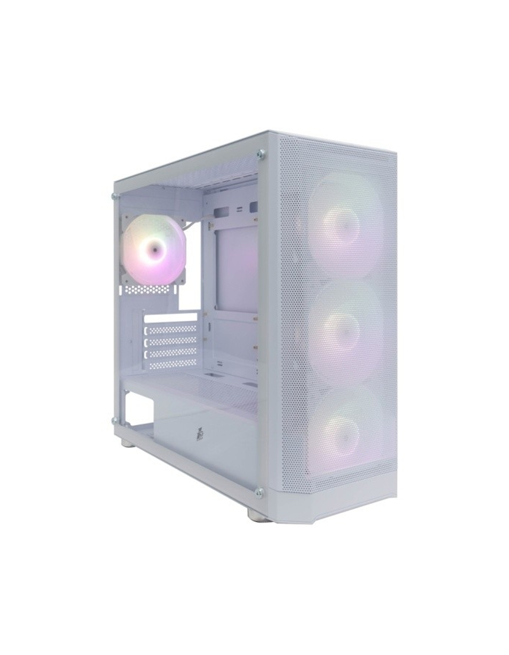 1STPLAYER FD5-M ARGB White / mATX / 4x120mm ARGB fans / FD5-M-WH-4F2-W(AP)