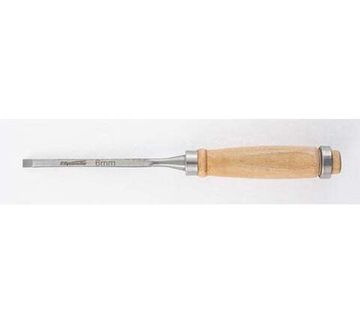 Долото-стамеска SPARTA 6 мм, деревянная рукоятка 242415