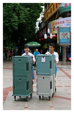 Термоконтейнер Cambro UPCS400 401 синевато-серый