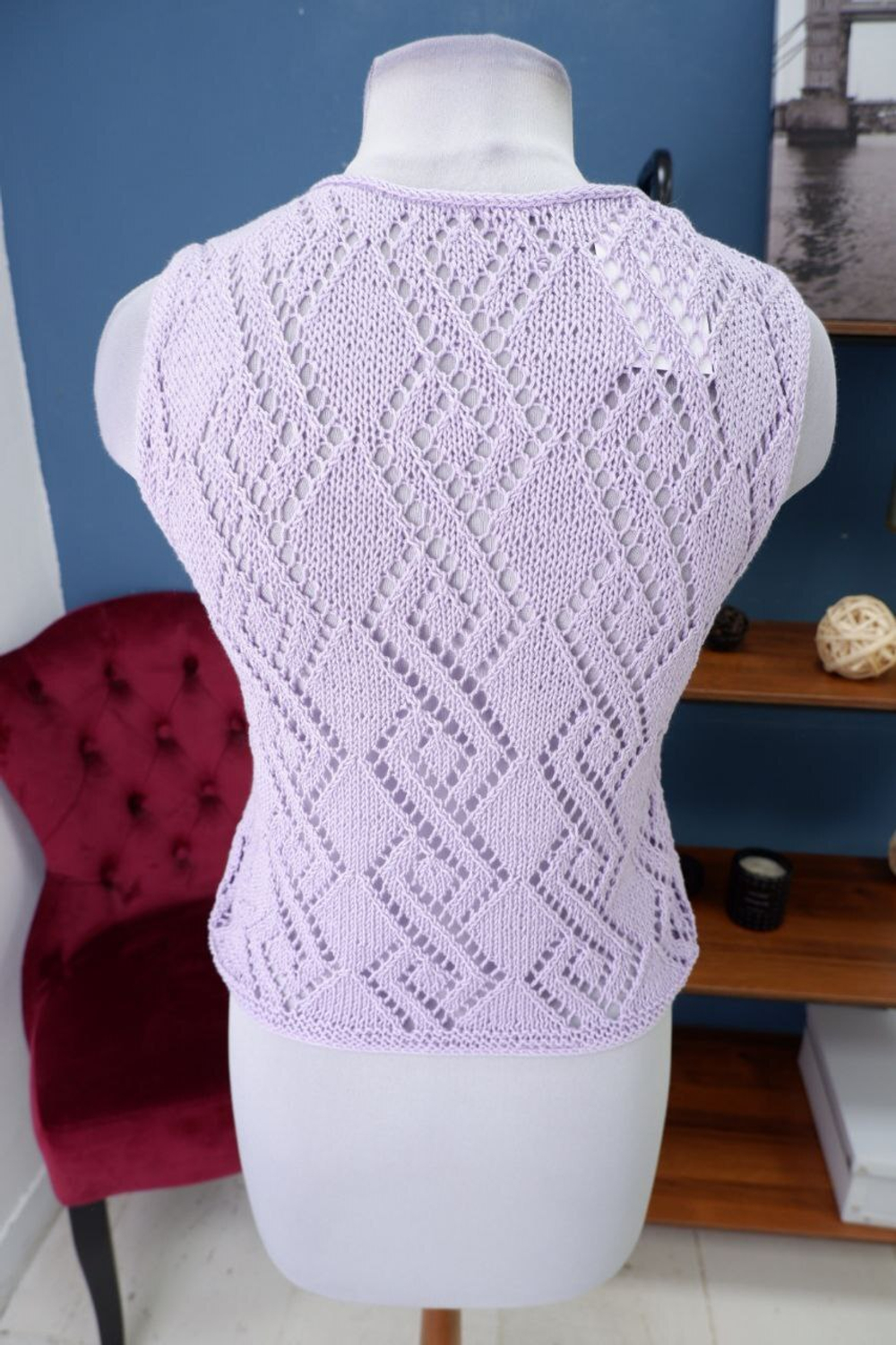 Топ вязаный 42 размер