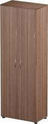 Стеллаж закрытый Стандарт-Pro ясень шимо темный