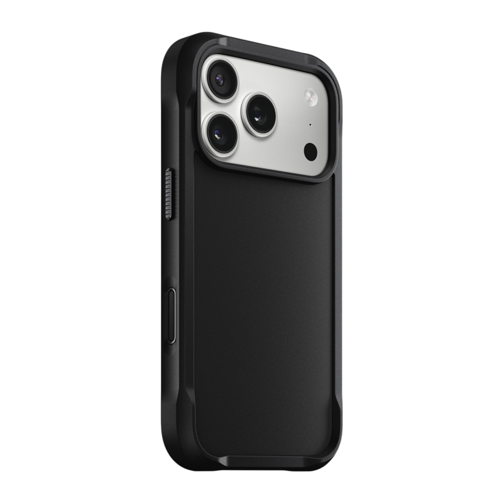 Пластиковый чехол MagSafe Nomad Rugged Case для iPhone 17 Pro Матовый гибридный поликарбонатный чехол с повышенным уровнем защиты при падении и сенсорной накладкой для Контроллера камеры