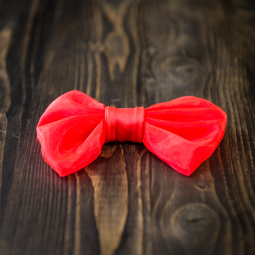 бант с заколкой