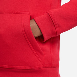 Кофта для мальчика теннисная Nike Sportswear Club PO Hoodie - university red/white