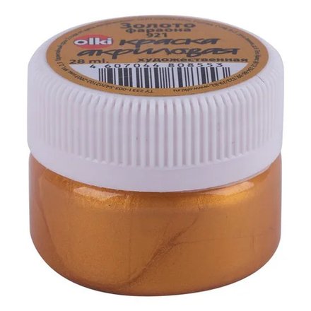 Акрил художественный "Метал", 28 мл, золото фараона (921)