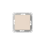 ATLASDESIGN 1-клавишный ВЫКЛЮЧАТЕЛЬ КНОПОЧНЫЙ, сх.1, 10А, мех., быстрозажим. клем., БЕЖЕВЫЙ