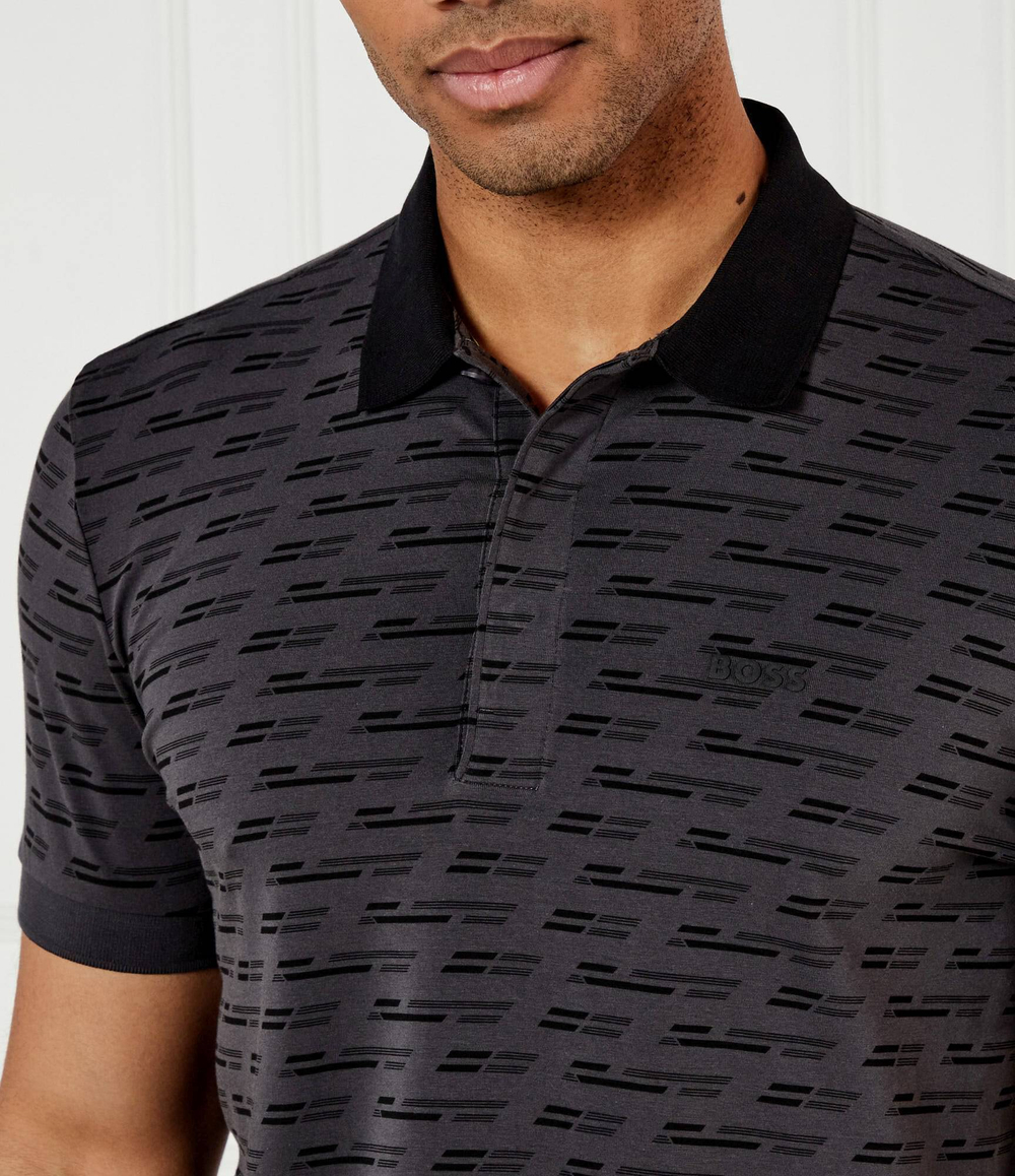 Поло Paddy Tape AO BOSS GREEN - графитовый(50534269)