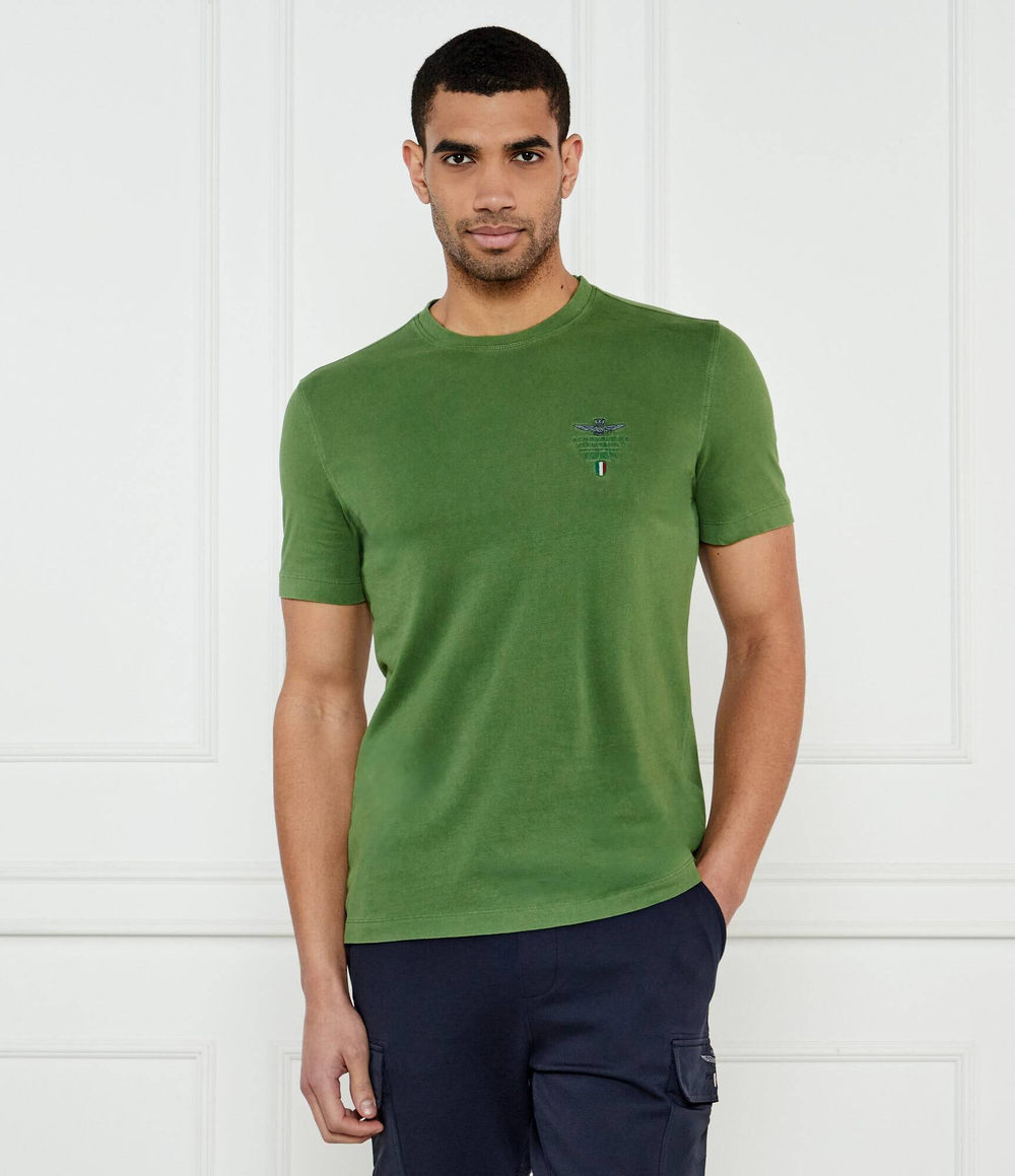 Футболка Aeronautica Militare - зеленый(TS2435J633)