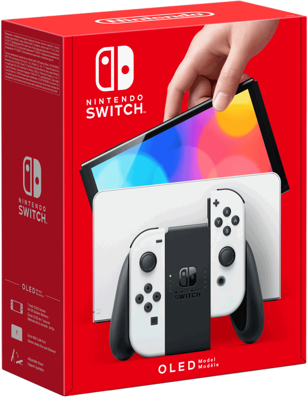 Игровая приставка Nintendo Switch OLED White (Белая)