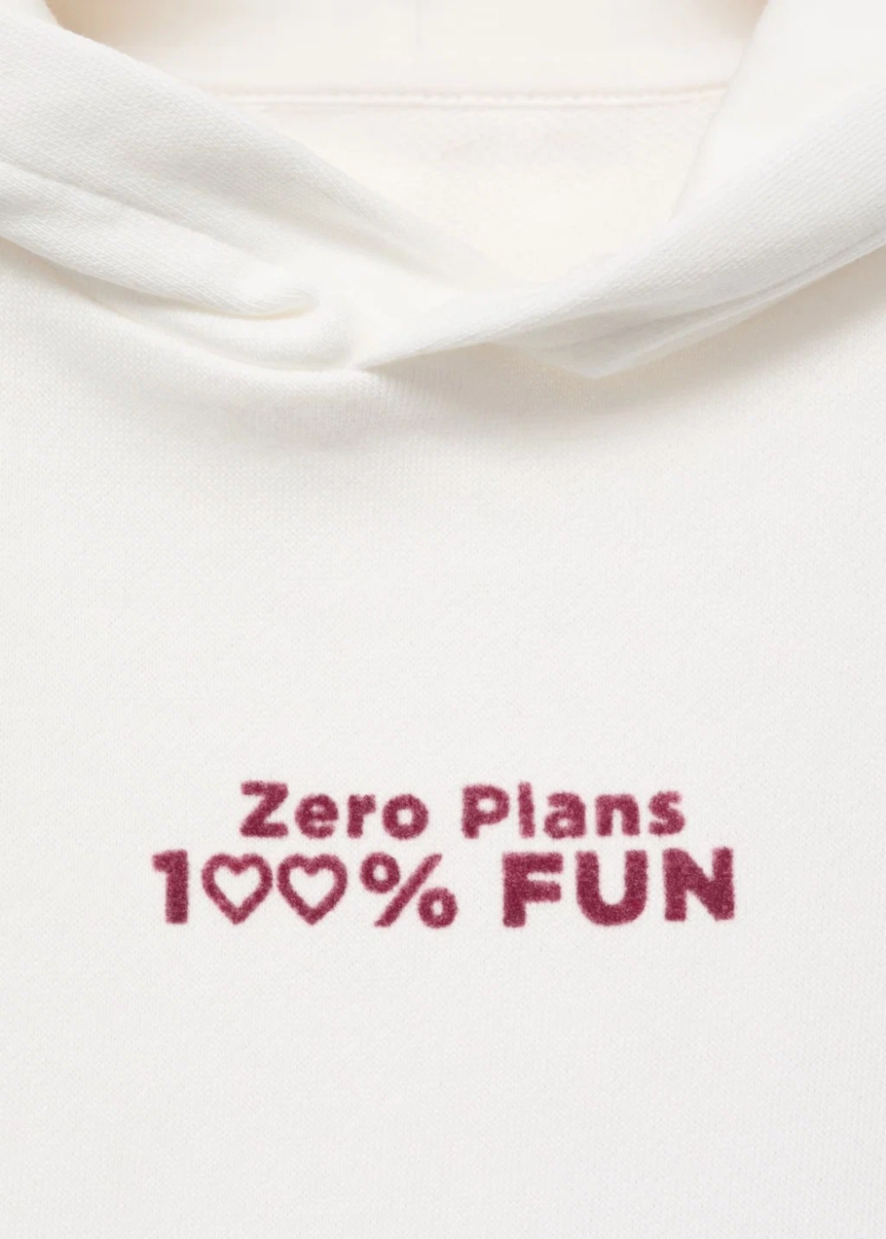 Свитшот с принтом и капюшоном