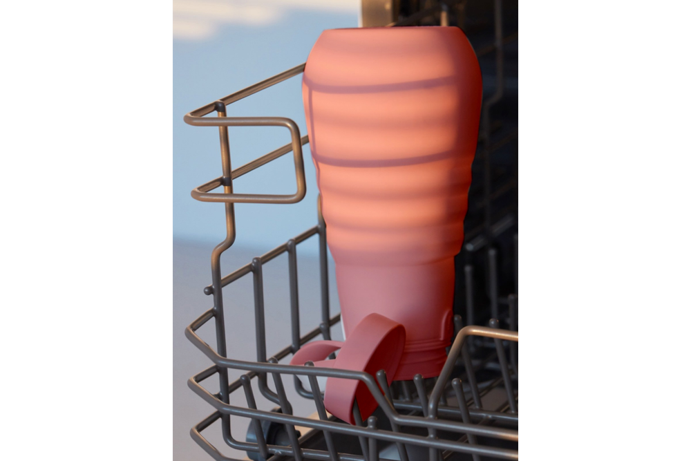 Бутылка складная RoadLike Mojo 500мл, коралл