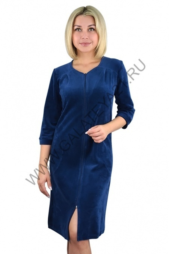 С-295-1/ Халат женский из велюра Уценка