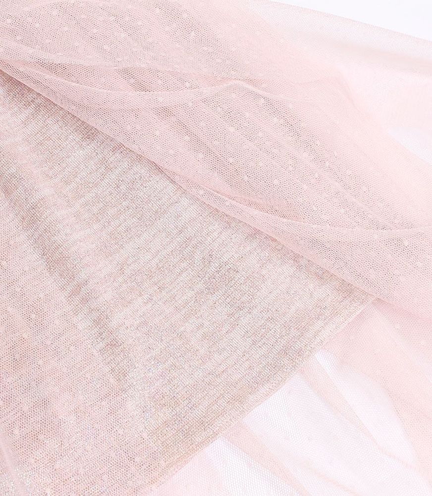 Нежно-розовая юбка в пол (макси) REMIX