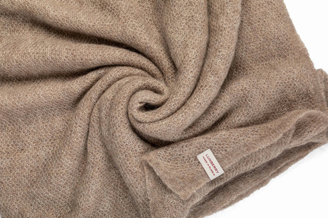 Плед 130х170 Luxberry коричневый в шоппере