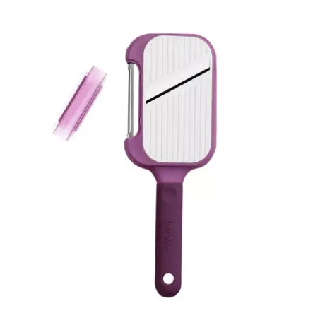 Терка и овощечистка 2-в-1 25см Trebonn Kitchen Tools фиолетовый