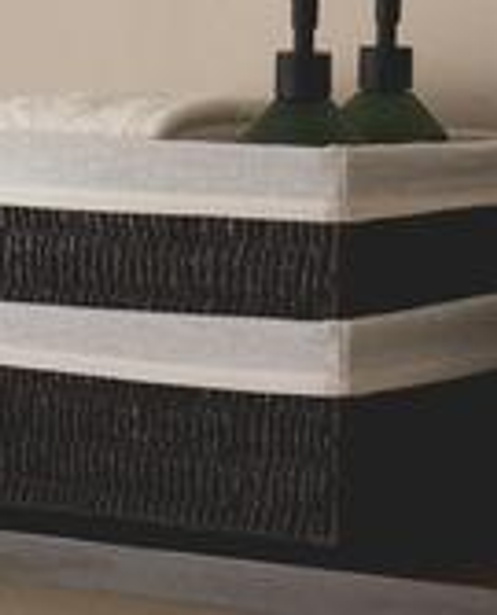 ZARA HOME ПРЯМОУГОЛЬНАЯ КОРЗИНА С ТКАНЕВОЙ ВНУТРЕННЕЙ ОБИВКОЙ, КОРИЧНЕВЫЙ