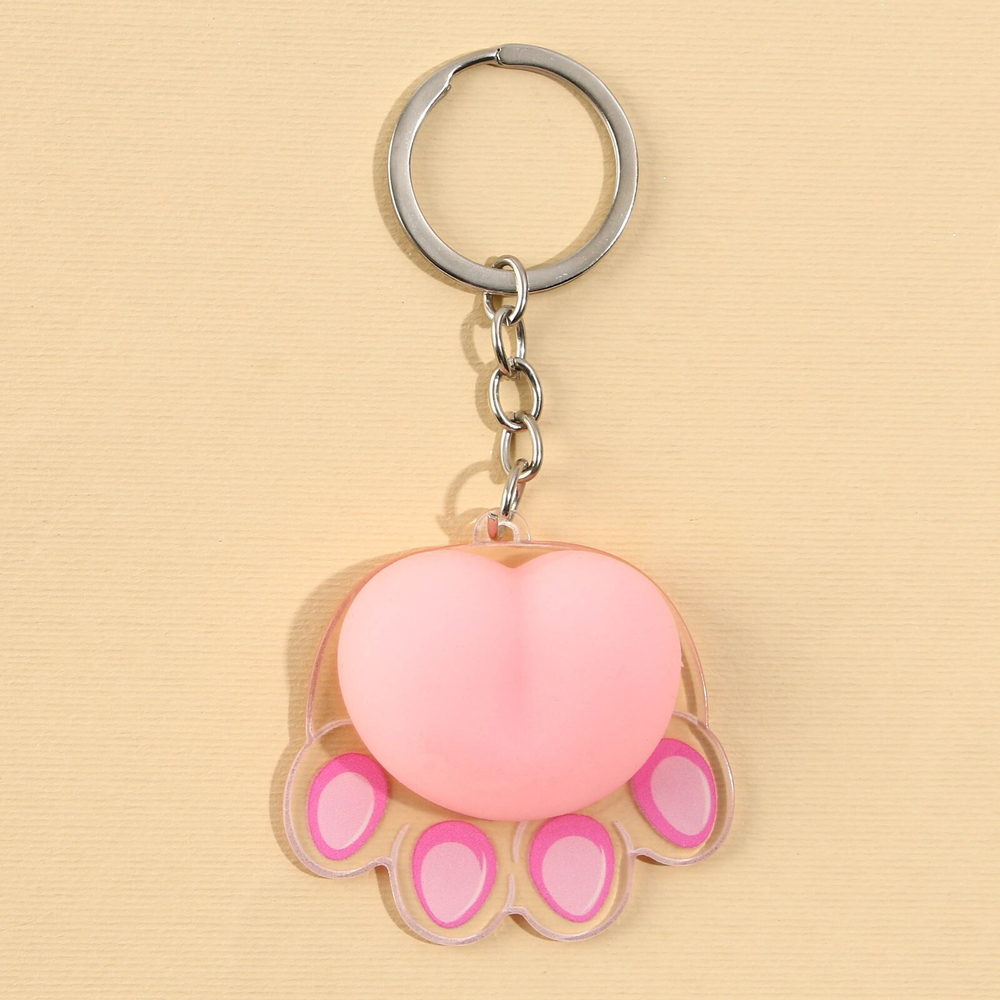 Брелок мялка для ключей Лапка