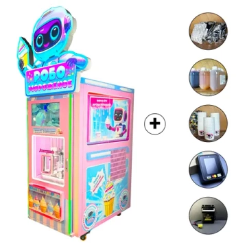 Готовый бизнес-комплект вендинговый автомат «Робо мороженое»