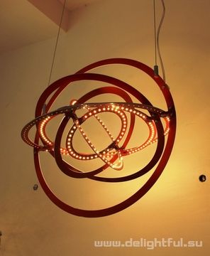 люстра  Art  Design  Copernico ( 60 cм красная )