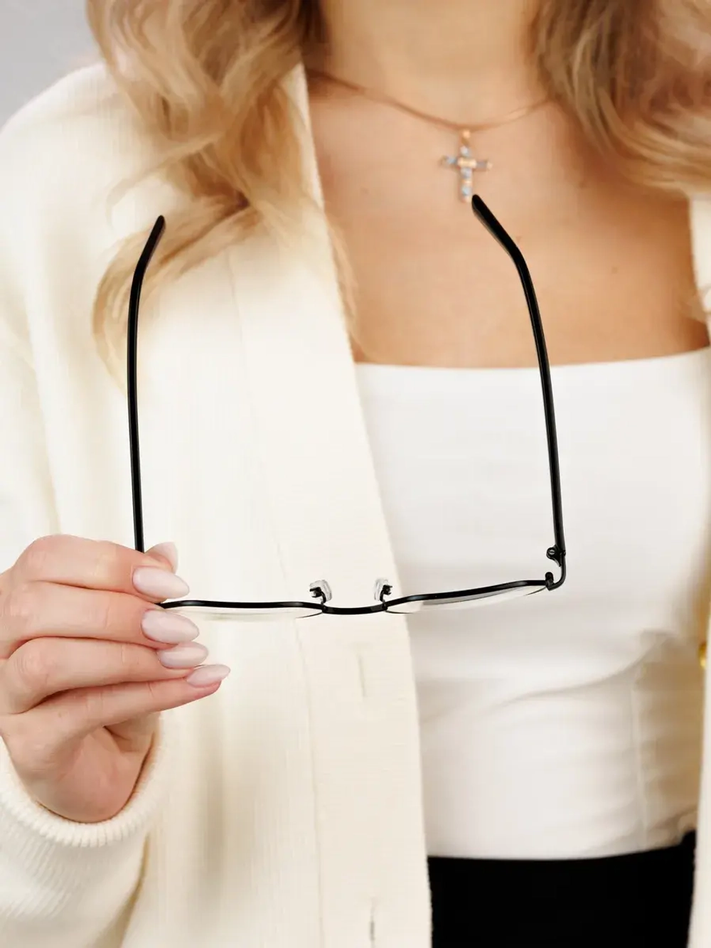 Оправа для очков женская брендовая металл