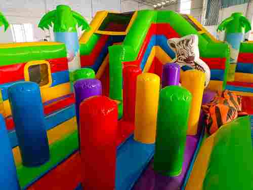 Коммерческий надувной батут "Сафари-джунгли ЭКСТРА", 8*6*2,5 м