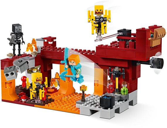 Lego konstruktor Minecraft The Blaze Bridge